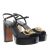 Valentino Garavani Sandalen – Vlogo Signature Platform Sandals in zwart