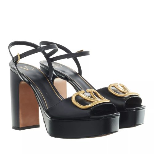 Valentino Garavani Sandalen – Vlogo Signature Platform Sandals in zwart