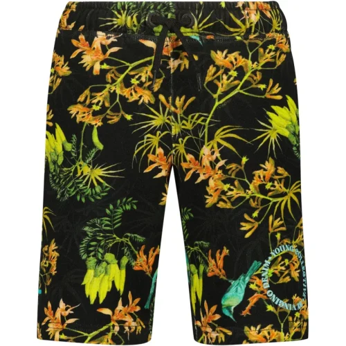 Vingino Jongens korte joggingbroek ralli neon yellow