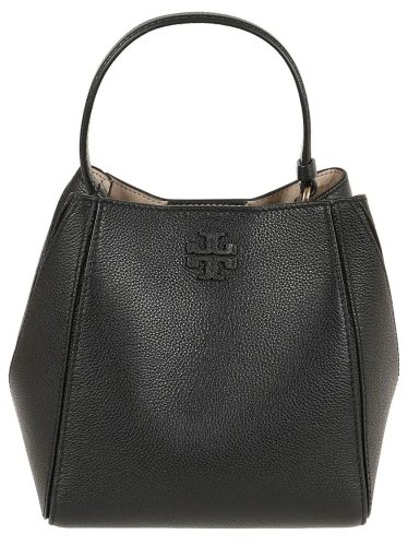 Tory Burch Bucket bags – Mcgraw Small Bucket Bag in zwart