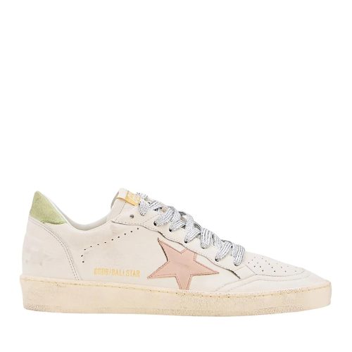 Golden Goose Low-Top Sneakers – White Leather Ballstar Sneakers in wit