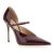 Casadei Pumps & high heels – Scarlet Jolly’ Bordeaux Pumps With Stiletto Heel I in rood