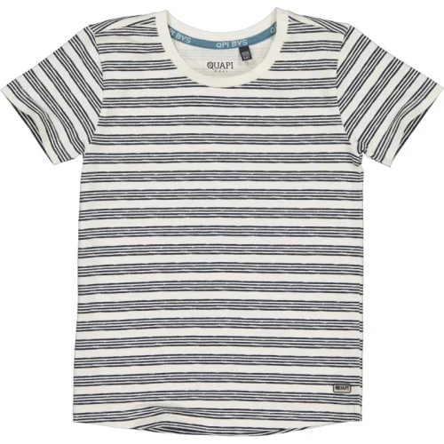 Quapi Jongens t-shirt qtamas aop off white stripe