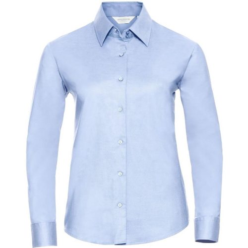 Russell Athletic Collectie dames lange mouw easy care oxford shirt