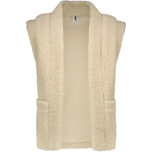 B.Nosy Meisjes gilet teddy georgie ecru