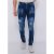 True Rise Broek met gaten slim fit dc