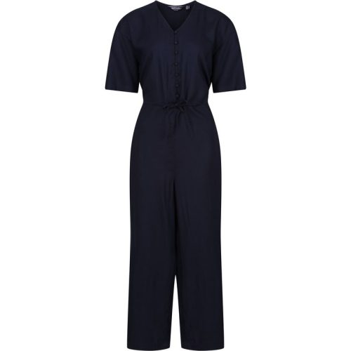 Regatta Dames streap lichtgewicht knoop front jumpsuit met korte mouwen