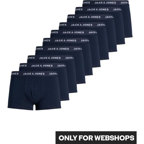 Jack & Jones Effen boxershorts heren mega multipack jacsolid 10-pack