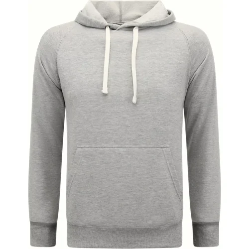 Enos Hoodie effen classic hoodie