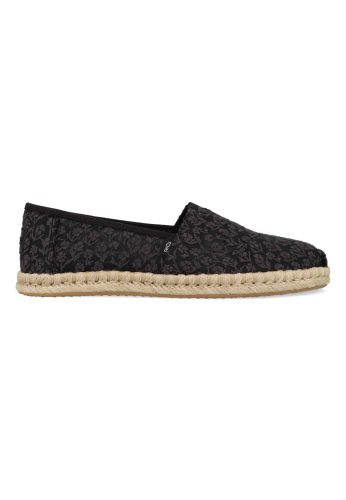 Toms Alpargata Rope Floral Lace 10019818 Zwart