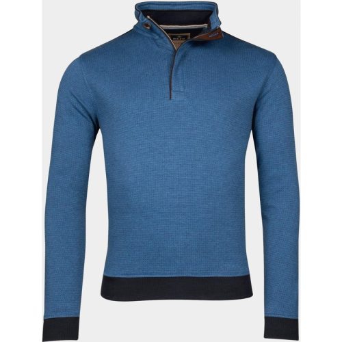 Baileys Half Zip Blauw Sweatshirt 1/2 Zip 423102/64