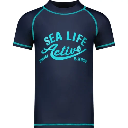 B.Nosy Jongens t-shirt zonbeschermend sea life ink