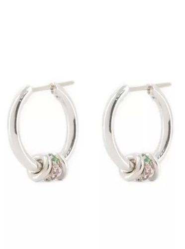 Spinelli Kilcollin Oorbellen – Ara Ss Earring – Green – Silver in silver