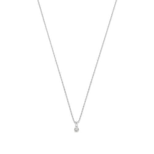 Isabel Bernard Kettingen – De la Paix 14 Karat Kette  mit Diamant in white