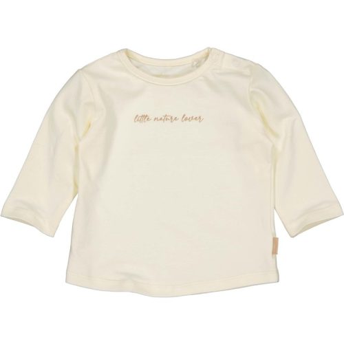 Levv Newborn baby meisjes shirt fem creme