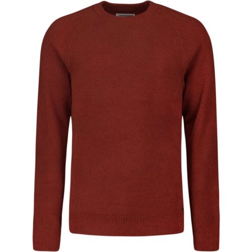 No Excess Pullover crewneck ribknit super sof rusty