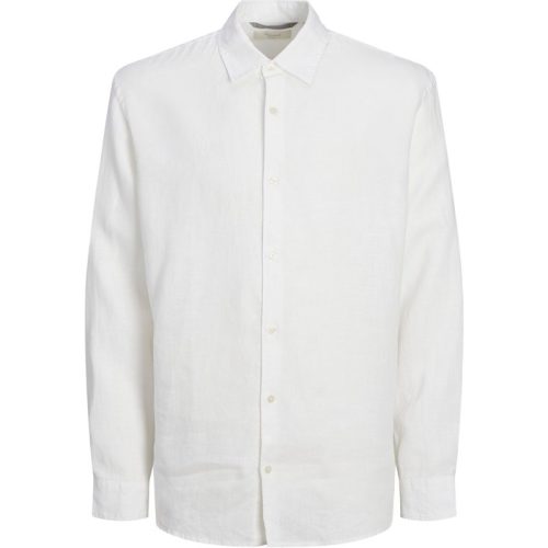 Jack & Jones Jprcclawrence linen shirt ls sn off-white