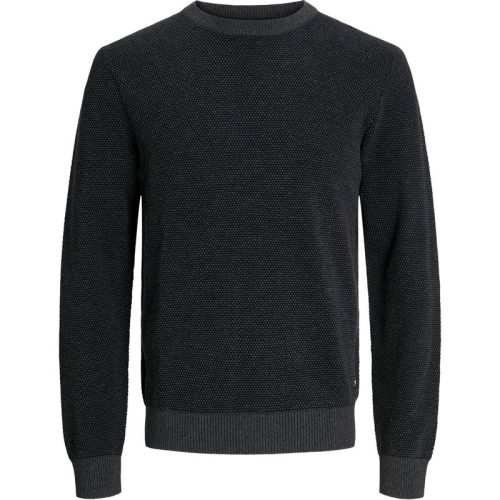 Jack & Jones Jjeglobe knit crew neck noos antraciet