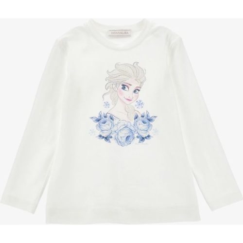 Monnalisa Meisjes shirt longsleeve elsa frozen