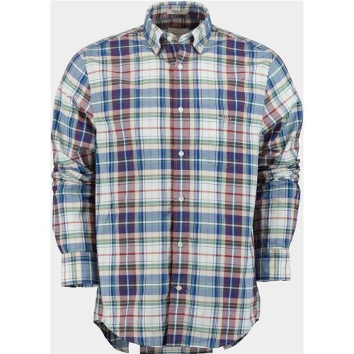 Gant Casual hemd lange mouw poplin tartan check shirt 3240165/638