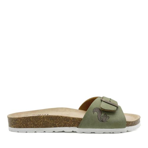 thies Low-Top Sneakers – thies 1856 ® Eco Bio Strap Sandal vegan emerald (W in groen