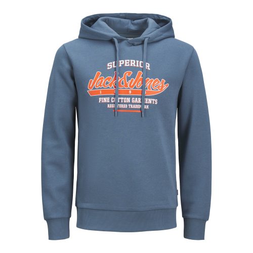 2-hals sweatshirt met capuchon en logo Jack & Jones