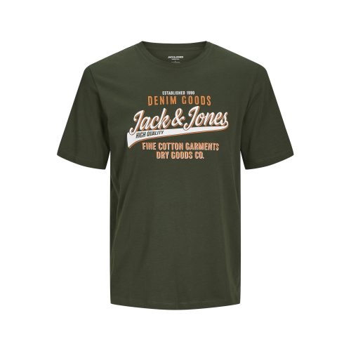 T-shirt met 2-halslogo Jack & Jones