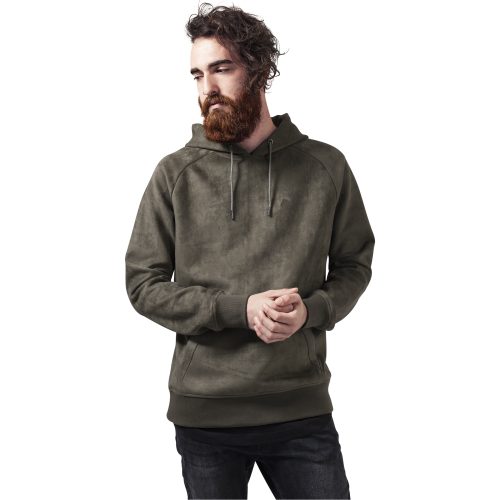 Hooded sweatshirt urban Classic imitation uede