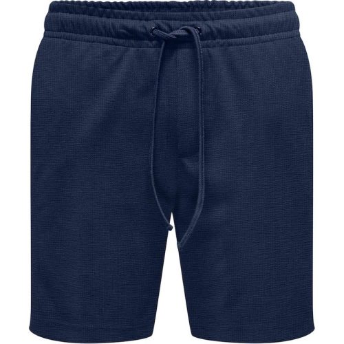 Only & Sons Onskian reg seersucker shorts navy