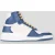 Saint Laurent Kalfsleer mid top sneakers wit/