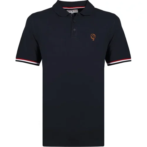 Q1905 Polo shirt bloemendaal donker