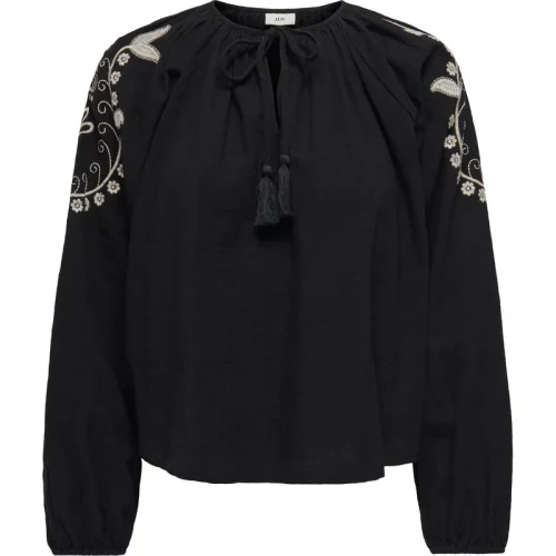 Jacqueline de Yong Bianca l/s emb top