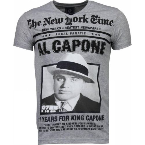 Local Fanatic Al capone rhinestone t-shirt