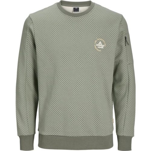 Jack & Jones Jcoaop chestprint sweat crew neck