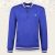 Q1905 Scuba half zip trui mill helder kobalt