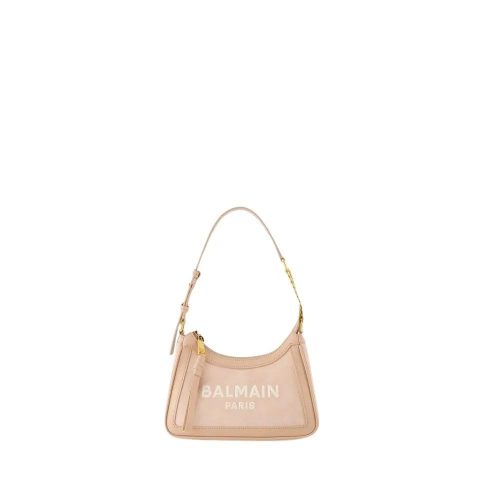 Balmain Hobo bags – B-Army Shoulder Bag – Leather – Pink in roze