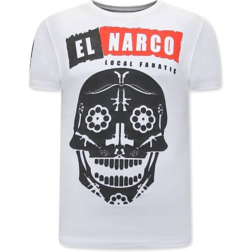 Local Fanatic Shirts met print el narco