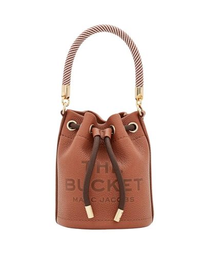 Marc Jacobs Bucket bags – The Mini Leather Bucket Bag in bruin