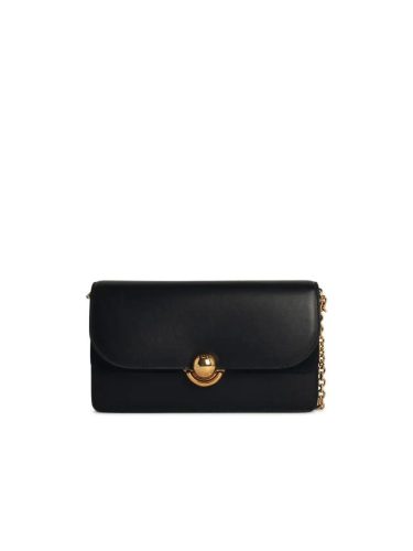 Furla Shoppers – Black Leather Crossbody Bag in zwart