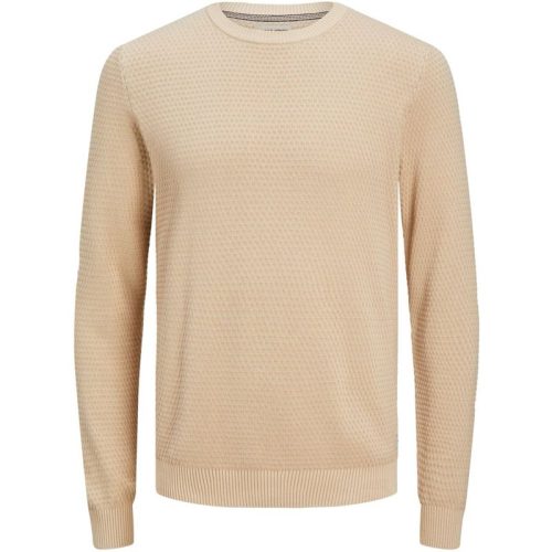 Jack & Jones Jjeatlas knit crew neck noos zand