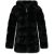 Gentile Bellini Korte faux fur jas met rits en capuchon