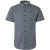 No Excess Shirt short sleeve allover printed washed blue