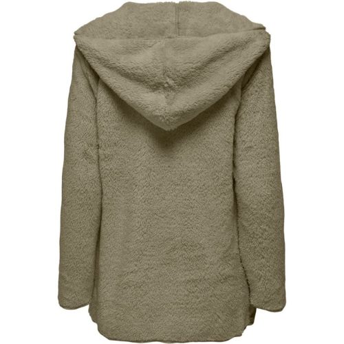 Only Onlcontact hood sherpa coat otw cc oud