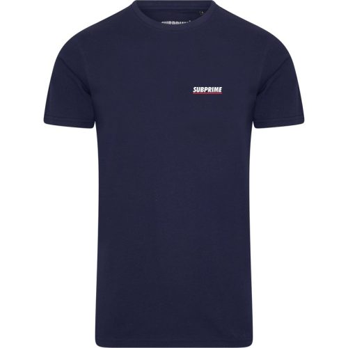 Subprime Shirt chest logo navy