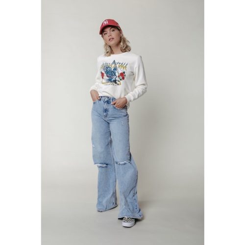 Colourful Rebel Wide leg denim pants blue denim