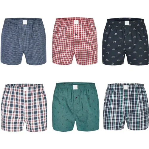 MG-1 Wijde boxershorts heren multipack assorti mix d805