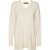 Vero Moda Vmgold link ls long v-neck pullover ecru