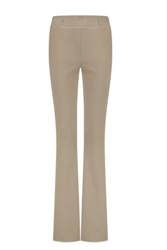 Studio Anneloes Flair Long Bonded Trousers 12079 Flared 2200 Latte