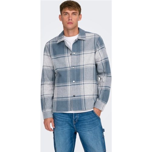 Only & Sons Onsmace ls check overshirt