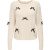 Jacqueline de Yong Jdybow ls oneck capble pullover ecru